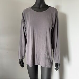 Babaton Slate Gray Long Sleeve Tee Size L